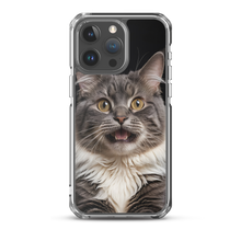 Shocked Cat Face iPhone Case