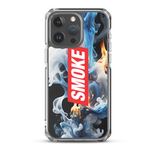 Blue Smoke Fire iPhone Case