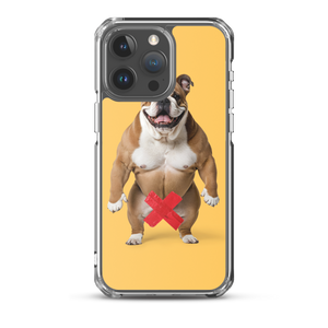 Bulldog X-Tape Yellow iPhone Case