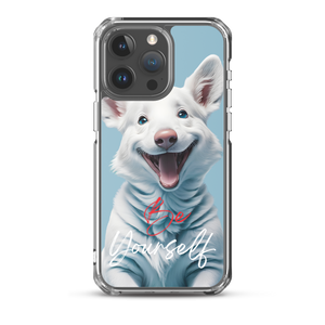 Cute Dog Be Yourself iPhone Case