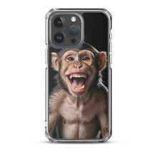 Happy Monkey Black iPhone Case