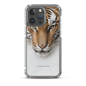 Silent Tiger Head iPhone Case