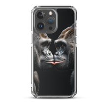 Gorilla Kissing iPhone Case