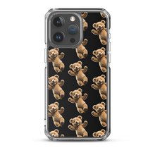 Happy Teddy Bear Pattern iPhone Case