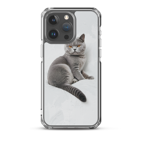 Relaxing British Shorthair Cat iPhone Case