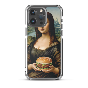 Monalisa Burger iPhone Case