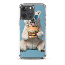 Polar Bear and Burger iPhone Case