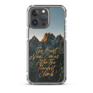 The Best View Comes iPhone Case