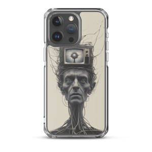 Brain Wash by Media iPhone Case