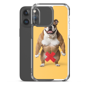 Bulldog X-Tape Yellow iPhone Case