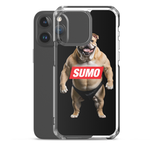 Sumo Bulldog Black iPhone Case