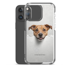 Smile Dog Peep iPhone Case