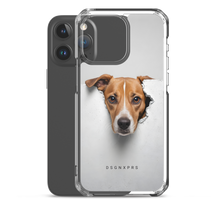 Funny Sad Dog Peep iPhone Case