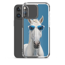 Cool Blue Horse iPhone Case