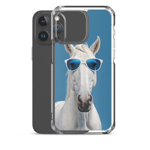 Cool Blue Horse iPhone Case