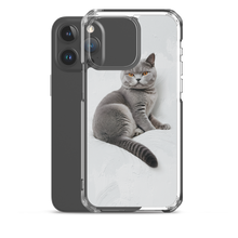 Relaxing British Shorthair Cat iPhone Case