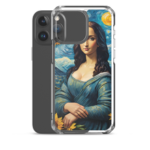 Monalisa Painting in Van Gogh Style iPhone Case