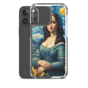 Monalisa Painting in Van Gogh Style iPhone Case