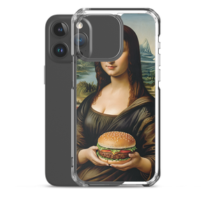 Monalisa Burger iPhone Case