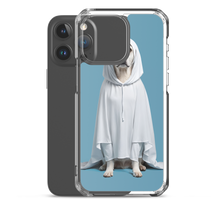 Dog in Ghost Costume iPhone Case