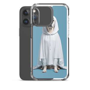 Dog in Ghost Costume iPhone Case