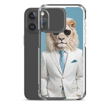 Funky White Lion iPhone Case