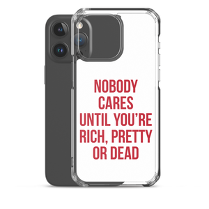 Nobody Cares (Funny) iPhone Case