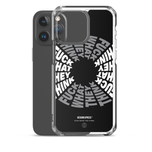 F**ck What They Think Grayscale iPhone Case