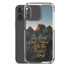 The Best View Comes iPhone Case