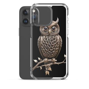 Owl Copper Art iPhone Case