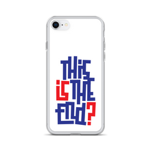 IS/THIS IS THE END? Navy Red iPhone Phone Case