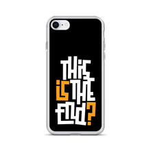 IS/THIS IS THE END? Black Yellow White iPhone Phone Case