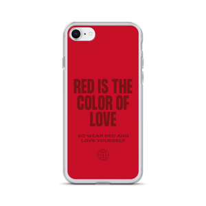 Red is the color of love iPhone® Phone Case