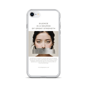 Silence Lao Tzu iPhone Case