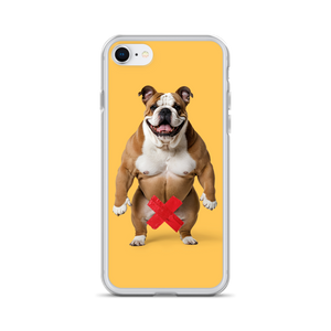 Bulldog X-Tape Yellow iPhone Case