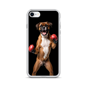 Boxer Boxing Black iPhone Case