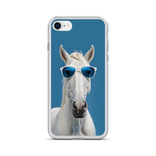 Cool Blue Horse iPhone Case