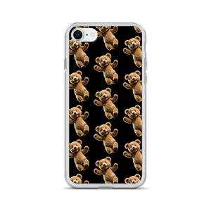 Happy Teddy Bear Pattern iPhone Case