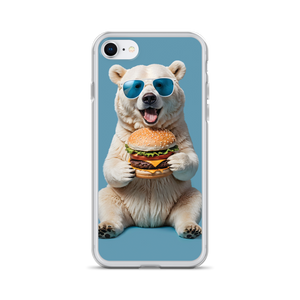 Polar Bear and Burger iPhone Case