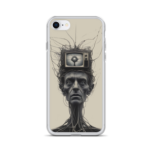 Brain Wash by Media iPhone Case