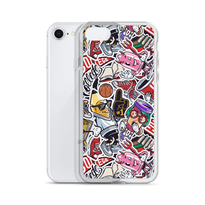 Street Art College Pattern iPhone Case