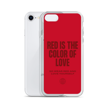 Red is the color of love iPhone® Phone Case