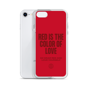 Red is the color of love iPhone® Phone Case