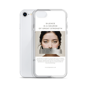 Silence Lao Tzu iPhone Case