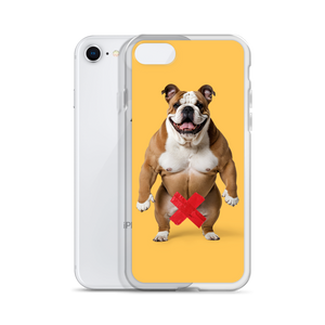 Bulldog X-Tape Yellow iPhone Case