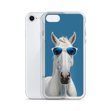 Cool Blue Horse iPhone Case