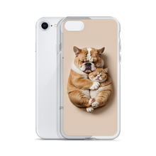 Cute Baby Cat and Dog Sleep iPhone Case