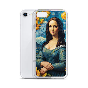 Monalisa Painting in Van Gogh Style iPhone Case