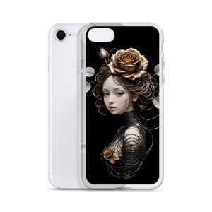 Lady Rose Copper Wire Art iPhone Case