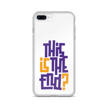 IS/THIS IS THE END? Purple Yellow iPhone Phone Case